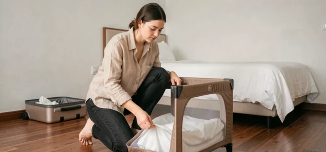 Comment bien choisir un lit parapluie compact et léger pour bébé en voyage