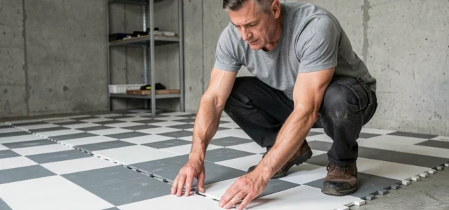 Pourquoi choisir une dalle clipsable en PVC pour rénover son garage facilement